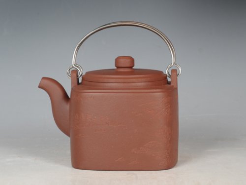 邵文紫砂壶 四方洋桶 