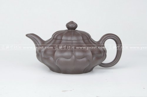 王国瑾紫砂壶 合菱 