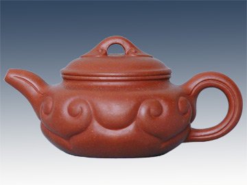 陈一飞紫砂壶 小仿古如意 
