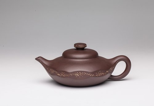 蒋艺华紫砂壶 浪砂壶 