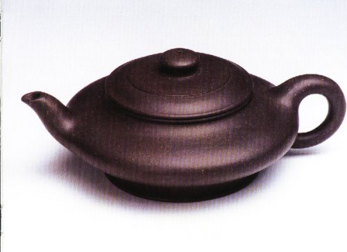 徐达明紫砂壶 虚扁壶 