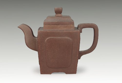 汤建林紫砂壶 魁方 