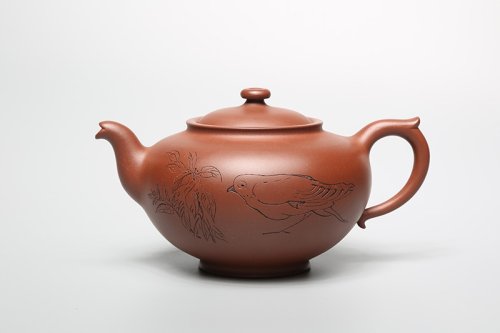 蒋泽军紫砂壶 凤鸣 