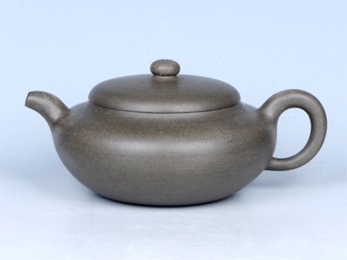 吴耀清紫砂壶 柿圆壶 