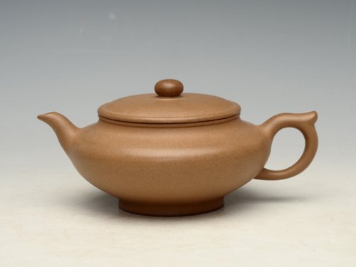 周亚萍紫砂壶 扁樱 