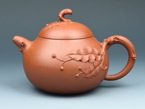 朱菊华紫砂壶 樱桃 