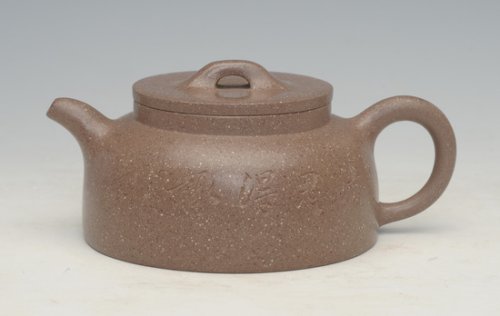 邵叶紫砂壶 平盖莲子 