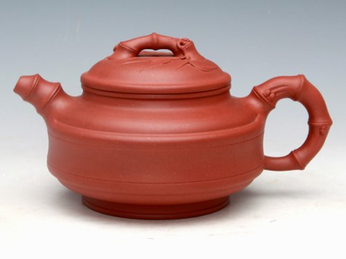 朱新南紫砂壶 双喜竹鼓（底槽清）500ML 