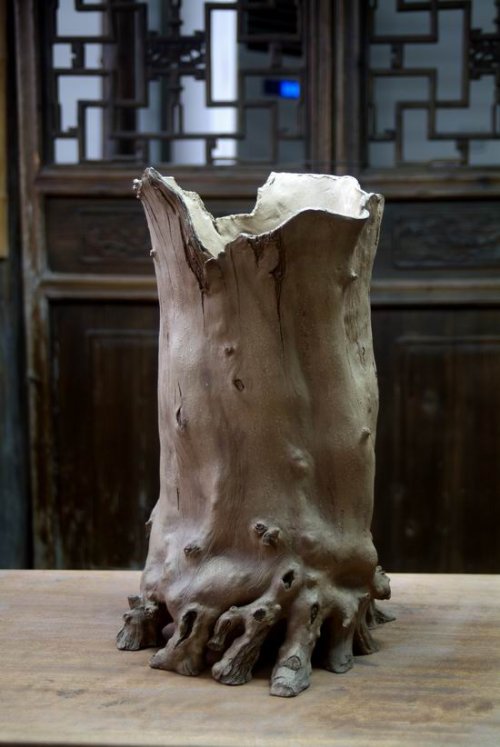 俞荣骏紫砂壶 树瘿系列 