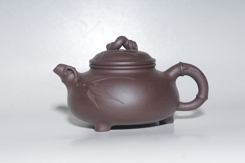 汪晖紫砂壶 天竹 