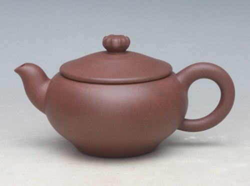冯文娟紫砂壶 花蕾 紫泥 