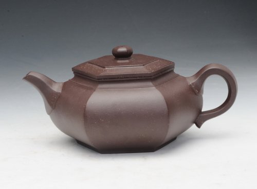 陈伟强紫砂壶 六方雪华 