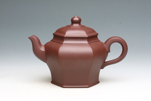 鲍雯君紫砂壶 六方如意壶 