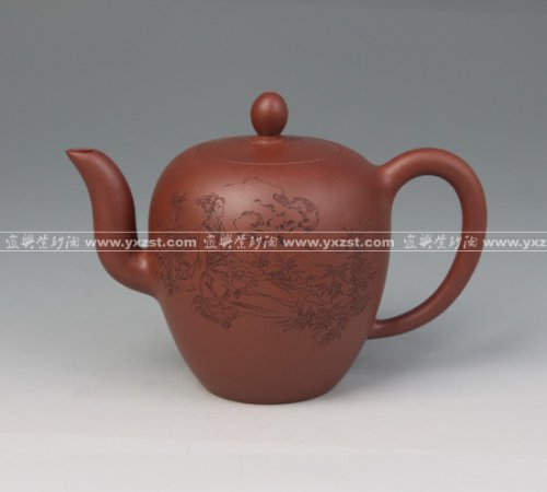 赵辉紫砂壶 四大美女_西施浣纱 