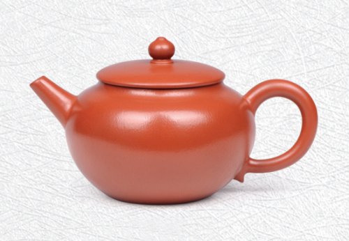 鲁卫芳紫砂壶 平盖如意 