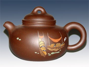 秦岭紫砂壶 水乡风情高惠平 