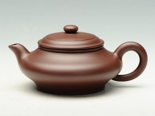 邵文紫砂壶 高虚扁 