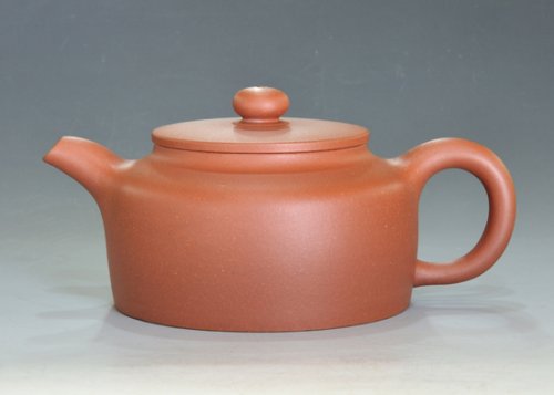 吴浩紫砂壶 平盖莲子 