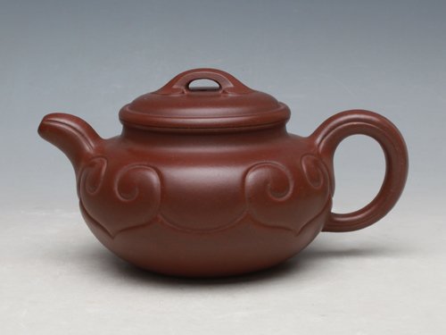 华建忠紫砂壶 仿古如意... 