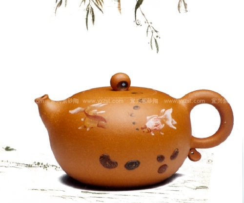 季益顺紫砂壶 金玉满堂 