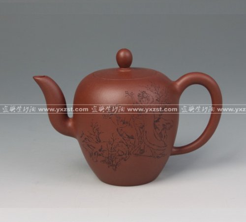 赵辉紫砂壶 四大美女_昭君出塞 