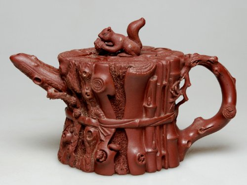 郑永平紫砂壶 束柴三友  220cc 