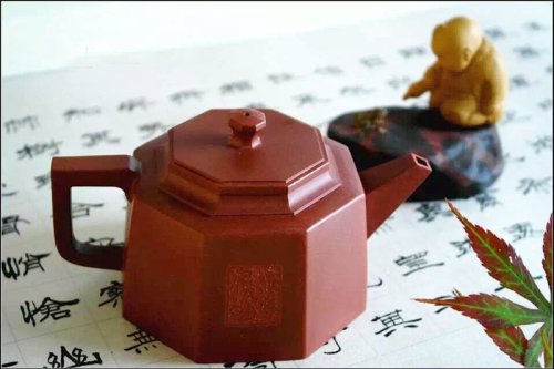 史晓彬紫砂壶 八方壶 
