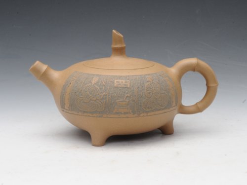 吴国芬紫砂壶 坚竹 