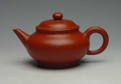 江建群紫砂壶 朱泥潘壶 