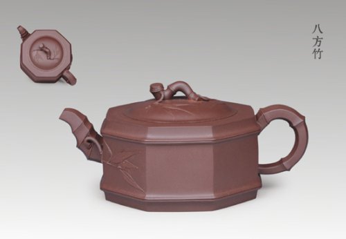 吴君兰紫砂壶 八方竹 