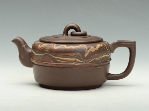 冯文娟紫砂壶 绞泥集玉 