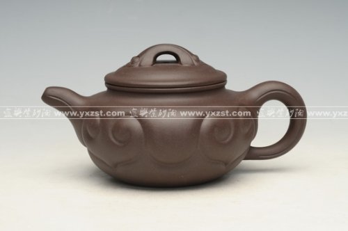 张傲君紫砂壶 仿古如意 