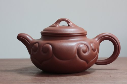 钱午生紫砂壶 大仿古如意壶 