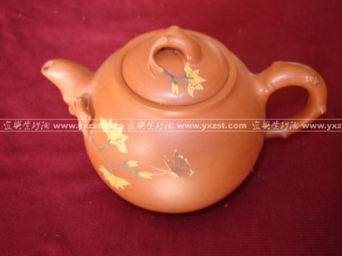 陈盘新紫砂壶 红叶壶350cc 