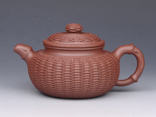 邹健紫砂壶 天竺壶 