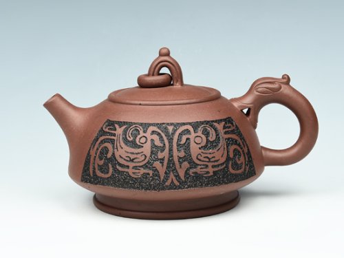陆慧军紫砂壶 如意环龙 