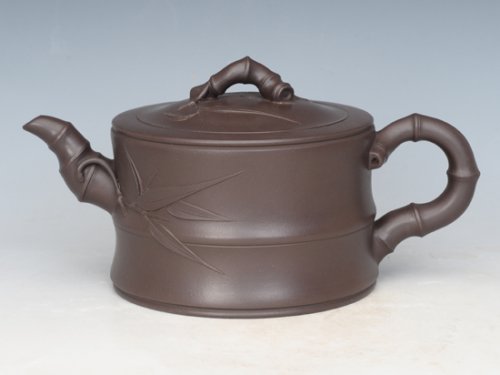 周建芬紫砂壶 竹段 