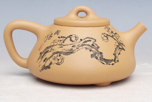 杨洋紫砂壶 子冶石瓢杨洋制厉上清刻 