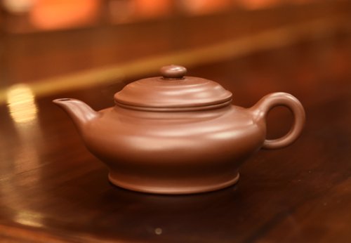 徐亚静紫砂壶 水扁 
