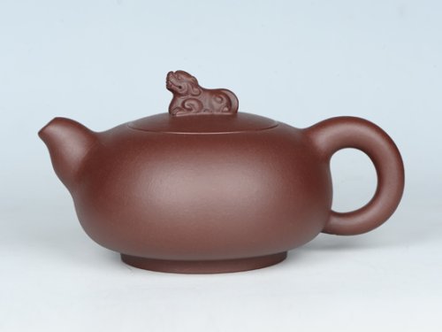 吴建荣紫砂壶 狮尊 