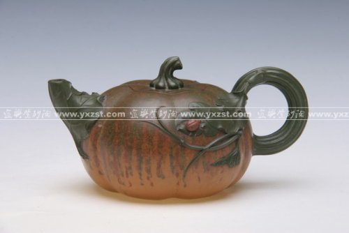 储彩琴紫砂壶 七彩南瓜 
