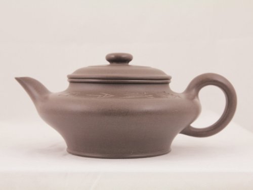 叶洪斌紫砂壶 虚扁 