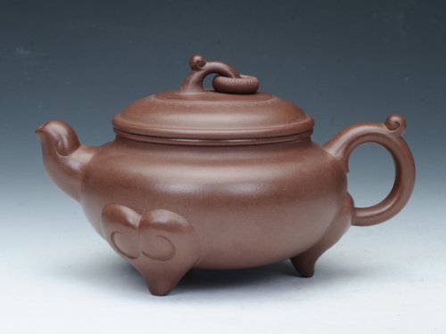 叶洪斌紫砂壶 三羊开泰 