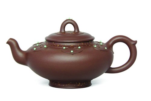 吴芳紫砂壶 霓裳曲壶 