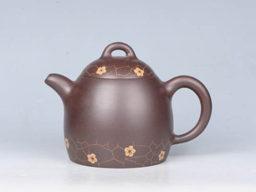 周庚大紫砂壶 秦权 