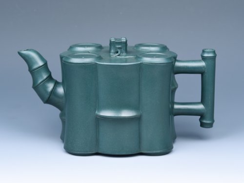 张丽妹紫砂壶 竹段平安 