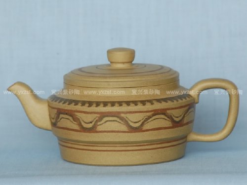 沈邃华紫砂壶 绞泥壶 