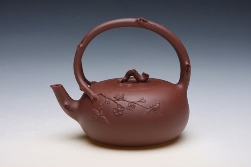 史伟如紫砂壶 喜上梅梢系列二 