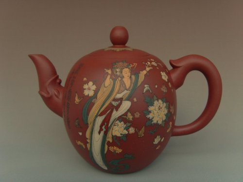 李经强紫砂壶 荣华富贵: 