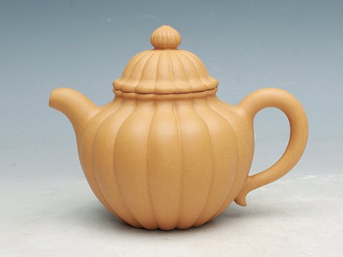 吴军虎紫砂壶 菊瓣壶 